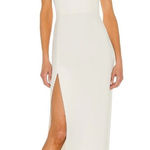 Amanda Uprichard  X REVOLVE Gilda Gown in Ivory XSmall New Womens Maxi dress Photo 0