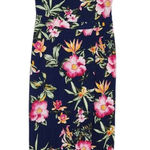 Derek Heart  Navy Floral Maxi Dress with Shorts Underneath NWOT Size Large Photo 0