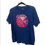 J.Crew  Navy Cotton “A Piece Of My Heart” Graphic Size Medium Short Sleeve Tee. Photo 1