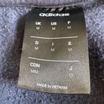 Adidas Originals Navy Blue Logo Three Stripes Crewneck Sweatshirt Size Medium Photo 4