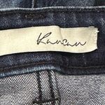 KanCan Women’s 5 26 Dark Wash Destroyed Estilo High Waist Cut Off Jean Shorts Blue Photo 2