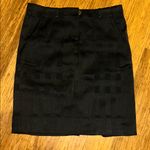 Burberry  Black Shadow Check Plaid Skirt size US 4 Photo 5