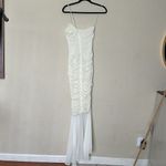 House Of CB  'Pearla' Ivory Ruched‎ Maxi Dress NWOT size XS Photo 4