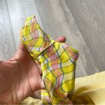 Urban Outfitters  Bikini plaid check cheeky womens Yellow Pink (small) Photo 3