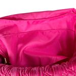 Lilly Pulitzer NEW Quilted Velvet Clutch Bag Bamboo Turnlock Luxe Pink Grenadine Photo 4