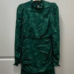 SALONI Green Rina Dress Size 4 US $595 Photo 1