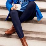 Talbots Dakota Ankle Boots Leather Block Heels Almond Toe Classic in Brown 9 Photo 1