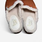 Franco Sarto  Barris 2 Cognac Faux Fur Lined Slip On Mules women size 9 Photo 2