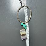 Amethyst Turquoise Beaded Necklace Boho Chic Dangle Pendant Jewelry‎ Purple Photo 5