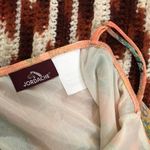 Y2K Dainty Fairycore Coquette Mcbling Pink Babydoll Paisley Floral Top Shirt Blouse Ruffle Size XS Photo 3