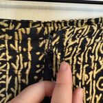 Ellen Tracy Bohemian Black and Gold Silk Pants Photo 3