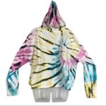 Vintage Havana  Hoodie Cropped Multi -Colored Pastel Tie Dye Size Medium NWT Photo 6