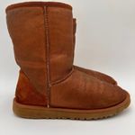 UGG  Women's Classic Short Metallic Light Brown Size 7 Photo 1