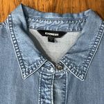 EXPRESS NWOT Women’s chambray denim dress size S Photo 3