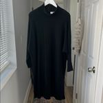 Gap  Black Mock Neck Relaxed Long Sleeve Sweater Dress XL Photo 1