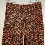 Maeve Anthropologie Pants The Collette Cropped Wide Leg Ponte Floral Geometric Photo 6