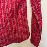 Cruel Black Snap Button Long Sleeve Western Shirt Pink Size M Photo 2