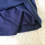 The Jetset Diaries  Navy Mini Satin Slip Dress Open‎ Back Spaghetti Strap Medium Photo 8