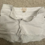 Altar'd State White Denim Shorts Photo 0