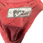 Nightcap Victorian Deep V Pencil Dress Body Mini Lace Dusty Coral Size 1 XS Photo 11