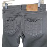 Red Valentino  Grey Skinny Leg Mid Rise Ruched Pocket Detail Size 28 Jeans. Photo 1
