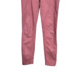 Free People  Womens Sz 27 Colored Skinny Jeans Red Pink Slim Mid Rise Stretch Photo 2