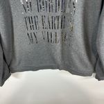 All Saints Freedom Iona Crewneck Sweatshirt Women's Size‎ 8 Designer Cozy Gray Photo 3