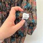 I jeans by buffalo multicolor blouse women's size‎ medium career office artsy Photo 6