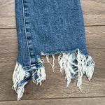 7 For All Mankind High Waist Slim Kick Stretch Crop Blue Jeans Size 26 Photo 6