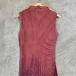 ZARA NWT  Women’s Sleeveless High Neck Ombre Shirred Tulle Midi Bodycon Dress XXL Photo 8