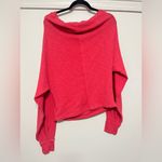Free People  WE THE FREE Skyline Thermal Sweater Top in pink Photo 3