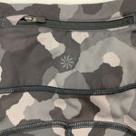 Athleta  Lighting Camo Leggings Medium Black Gray 7/8 Pockets Active Photo 6