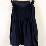 Lucy Paris Deetz Strapless Black Cocktail Dress Size Medium Sweetheart Arm Ties Photo 1