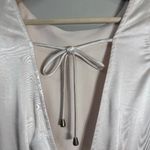 Hello Molly Expressed Permission Mini Dress Women's XS 2 Champagne Satin NWT Photo 13