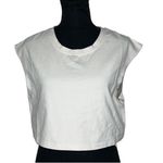 Good American  Beige Crop
Tee(Size Medium) Photo 2