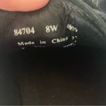 Clarks EUC  Viola Black Leather Lace Up Comfort Sneaker Shoes Size 8W Photo 9