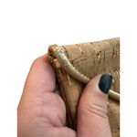 Chico's Chico’s Cork Clutch Envelope Purse With Chain Gold Trim Boho Evening Event Photo 3