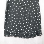 Apostrophe  Black Polka Dot Sleeveless Dress Knee Length Retro Tie Chic Large 12 Photo 6