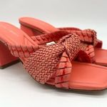 Marc Fisher Women's  Sqaure Toe Slip-on Dress Orange Sandals 8.5 Photo 0