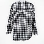 Madewell Black & White Gingham Button Front Flannel Photo 5
