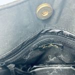 Vera Bradley  Black Quilted Cinched Side Top Handle Handbag Tote Purse Photo 9