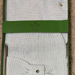 Kate Spade NWT New York metallic rib scarf and hat box set. Photo 0