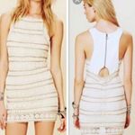 Free People New Romantics Valkyrie Bodycon Mini Dress Sz Large Cocktail Photo 1