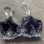Wacoal Unlined Embrace Lace Underwire Bra Deep Purple Women's Size 32DDD Photo 0