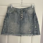 Vervet  distressed denim skirt Photo 0