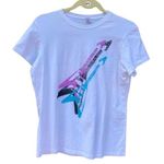 Bella Electric Guitar White and Multicolor T Photo 0