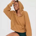 Aerie OFFLINE by Waffle Hoodie in Khaki Sz XL cozycore Photo 0