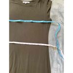 Velvet Torch Bodycon Olive Green Short Sleeves Knee Length Stretchy Modern Womens Dress XL Photo 6