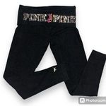 PINK - Victoria's Secret Victoria's Secret PINK! bling ombre fold over yoga pants Photo 0