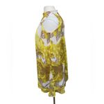 Eliza J  Yellow Floral Chiffon Halter Dress wedding guest Photo 1